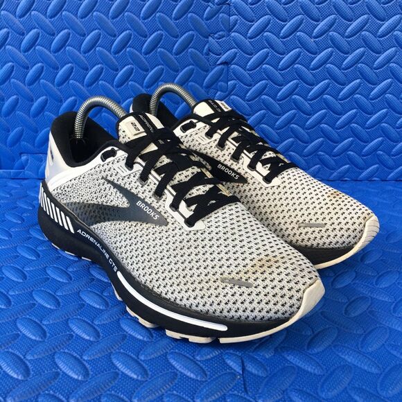 Brooks Adrenaline GTS 22 Womens Running Shoes White Athletic Sneakers Size 9.5B - Picture 6 of 12